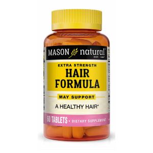 Формула для підвищеної міцності волосся, Extra Strength Hair Formula, Mason Natural, 60 таблеток Формула для підвищеної міцності волосся, Extra Strength Hair Formula, Mason Natural, 60 таблеток