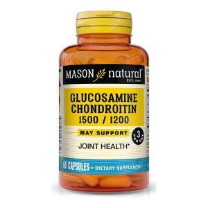 Глюкозамин и Хондроитин 1500/1200, Glucosamine Chondroitin, Mason Natural, 60 капсул Глюкозамин и Хондроитин 1500/1200, Glucosamine Chondroitin, Mason Natural, 60 капсул