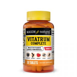 Полный Комплекс Мультивитаминов и Минералов, Vitatrum Complete Multivitamin & Multimineral, Mason Natural, 30 таблеток Полный Комплекс Мультивитаминов и Минералов, Vitatrum Complete Multivitamin & Multimineral, Mason Natural, 30 таблеток