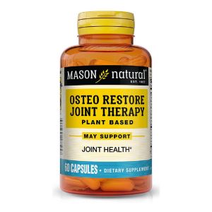 Відновлювальна терапія суглобів, Osteo Restore Joint Therapy Plant Based Caps, Mason Natural, 60 капсул Відновлювальна терапія суглобів, Osteo Restore Joint Therapy Plant Based Caps, Mason Natural, 60 капсул