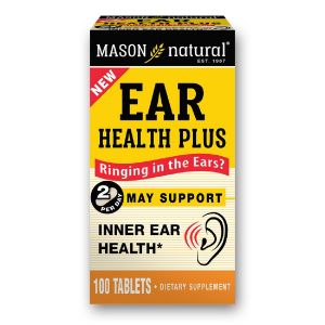 Здоров'я вух Ear Health Plus, Mason Natural, 100 таблеток Здоров'я вух Ear Health Plus, Mason Natural, 100 таблеток