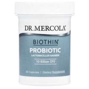 Пробиотик, 250 мг (10 млрд КОЕ), Biothin Probiotic, Lactobacillus Gasseri, Dr. Mercola, 30 капсул Пробиотик, 250 мг (10 млрд КОЕ), Biothin Probiotic, Lactobacillus Gasseri, Dr. Mercola, 30 капсул