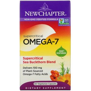 Омега-7, Supercritical Omega-7, New Chapter, 60 вегетаріанських капсул