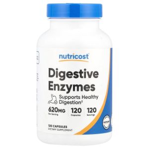 Травні ферменти, 620 мг, Digestive Enzymes, Nutricost, 120 капсул Травні ферменти, 620 мг, Digestive Enzymes, Nutricost, 120 капсул