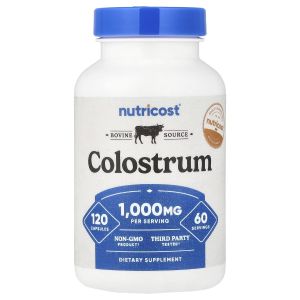 Молозиво, 1000 мг, Colostrum, Nutricost, 120 капсул Молозиво, 1000 мг, Colostrum, Nutricost, 120 капсул