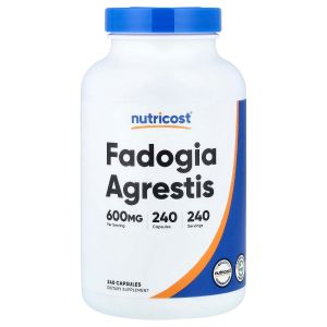 Фадогія агрестіс, 600 мг, Fadogia Agrestis, Nutricost, 240 капсул Фадогія агрестіс, 600 мг, Fadogia Agrestis, Nutricost, 240 капсул