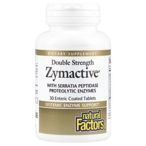 Ферменти подвійної концентрації, Zymactive, Double Strength, Natural Factors, 30 таблеток Ферменти подвійної концентрації, Zymactive, Double Strength, Natural Factors, 30 таблеток
