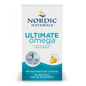 Риб'ячий Жир, Смак Лимона, Nordic Naturals, Ultimate Omega, Lemon, 1,280 мг, 60 капсул Риб'ячий Жир, Смак Лимона, Nordic Naturals, Ultimate Omega, Lemon, 1,280 мг, 60 капсул