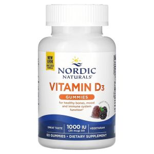 Витамин D3, 25 мкг (1000 МЕ), вкус ягод, Vitamin D3, Nordic Naturals, 60 жевательных конфет Витамин D3, 25 мкг (1000 МЕ), вкус ягод, Vitamin D3, Nordic Naturals, 60 жевательных конфет