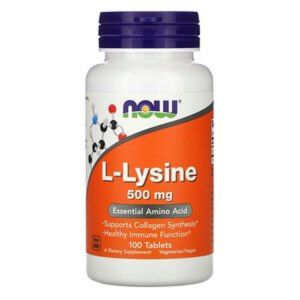 L-Лизин, L-Lysin, Now Foods, 500 мг, 100 таблеток L-Лизин, L-Lysin, Now Foods, 500 мг, 100 таблеток
