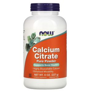 Цитрат кальцію в порошку, Calcium Citrate, Pure Powder, NOW Foods, 227 гр Цитрат кальцію в порошку, Calcium Citrate, Pure Powder, NOW Foods, 227 гр
