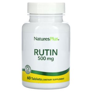 Рутин, 500 мг, Rutin, Natures Plus, 60 таблеток Рутин, 500 мг, Rutin, Natures Plus, 60 таблеток