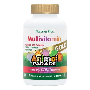 Мультивітаміни для Дітей, Смак Асорті, Animal Parade Gold, Natures Plus, 120 жувальних таблеток Мультивітаміни для Дітей, Смак Асорті, Animal Parade Gold, Natures Plus, 120 жувальних таблеток