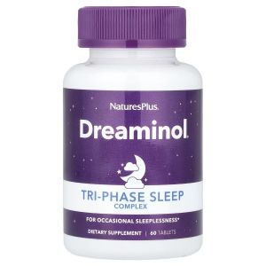 Трехфазный комплекс для сна, Tri-Phase Sleep Complex, Natures Plus, 60 таблеток Трехфазный комплекс для сна, Tri-Phase Sleep Complex, Natures Plus, 60 таблеток