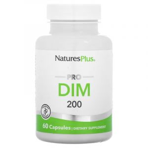 DIM (дііндолілметан), 200 мг, Pro Dim 200, Natures Plus, 60 капсул DIM (дііндолілметан), 200 мг, Pro Dim 200, Natures Plus, 60 капсул
