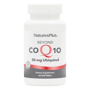 Коензим Q10, Убіхінол, 50 мг, Beyond CoQ10, Natures Plus, 60 гелевих капсул Коензим Q10, Убіхінол, 50 мг, Beyond CoQ10, Natures Plus, 60 гелевих капсул