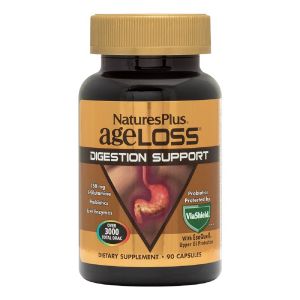 Підтримка шлунково-кишкового тракту AGELOSS, DIGESTIVE SUPPORT, Natures Plus, 90 капсул Підтримка шлунково-кишкового тракту AGELOSS, DIGESTIVE SUPPORT, Natures Plus, 90 капсул