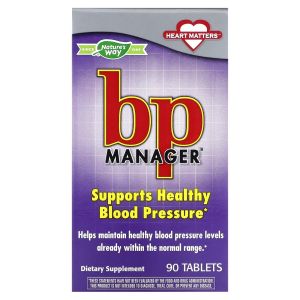 Нормализация кровяного давления, BP Manager, Nature's Way, 90 таблеток