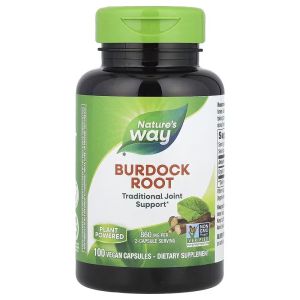 Корінь Лопуха, 860 мг, Burdock Root, Nature's Way, 100 капсул