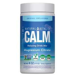 Магний в порошке, 350 мг, без ароматизаторов, CALM, Magnesium Supplement, Natural Vitality, 113 гр Магний в порошке, 350 мг, без ароматизаторов, CALM, Magnesium Supplement, Natural Vitality, 113 гр