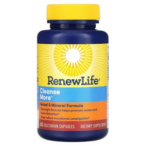 Комплекс Детоксикація (Засіб від Запору), Cleanse More, Renew Life, 60 вегетаріанських капсул