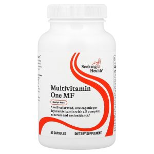 Мультивітаміни без метилу, Multivitamin One MF, Seeking Health, 45 вегетаріанських капсул