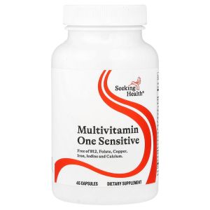 Мультивитаминный комплекс, Multivitamin Sensitive, Seeking Health, 120 капсул Мультивитаминный комплекс, Multivitamin Sensitive, Seeking Health, 120 капсул