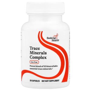 Комплекс мікроелементів без заліза, Trace Complex, Iron Free, Seeking Health, 30 вегетаріанських капсул Комплекс мікроелементів без заліза, Trace Complex, Iron Free, Seeking Health, 30 вегетаріанських капсул