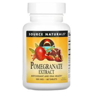 Экстракт граната, 500 мг, Pomegranate Extract, Source Naturals, 60 таблеток Экстракт граната, 500 мг, Pomegranate Extract, Source Naturals, 60 таблеток
