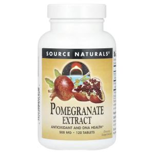 Екстракт гранату, 500 мг, Pomegranate Extract, Source Naturals, 120 таблеток Екстракт гранату, 500 мг, Pomegranate Extract, Source Naturals, 120 таблеток