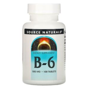 Витамин В6 500мг, Source Naturals, 100 таблеток