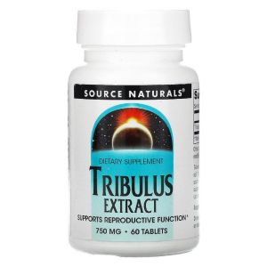 Екстракт Трібулуса, 750 мг, Source Naturals, 60 таблеток  