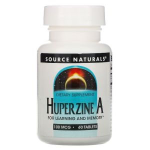 Гуперзин А 100мкг, Source Naturals, 60 таблеток
