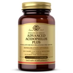 Пробиотики, Advanced Acidophilus Plus, Solgar, 60 вегетарианских капсул Пробиотики, Advanced Acidophilus Plus, Solgar, 60 вегетарианских капсул