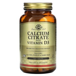 Цитрат Кальція + Вітамін D3, Calcium Citrate with Vitamin D3, Solgar, 120 таблеток Цитрат Кальція + Вітамін D3, Calcium Citrate with Vitamin D3, Solgar, 120 таблеток
