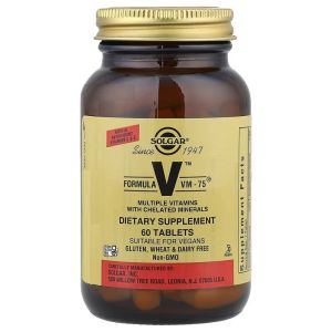 Мультивітамінна Формула, Formula VM-75, Solgar, 60 таблеток Мультивітамінна Формула, Formula VM-75, Solgar, 60 таблеток