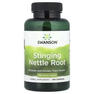 Корінь кропиви, 500 мг, Stinging Nettle Root, Swanson, 100 капсул Корінь кропиви, 500 мг, Stinging Nettle Root, Swanson, 100 капсул