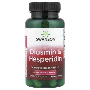 Діосмін та гесперидин, Diosmin & Hesperidin, Swanson, 60 капсул Діосмін та гесперидин, Diosmin & Hesperidin, Swanson, 60 капсул