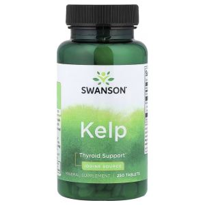 Водорості, Kelp, Swanson, 250 таблеток Водорості, Kelp, Swanson, 250 таблеток