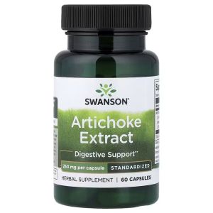 Артишок, 250 мг, Artichoke Extract, Swanson, 60 капсул Артишок, 250 мг, Artichoke Extract, Swanson, 60 капсул