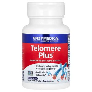 Теломер Плюс, Telomere Plus, Enzymedica, 30 капсул Теломер Плюс, Telomere Plus, Enzymedica, 30 капсул