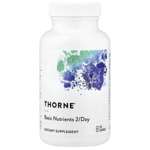 Мультивитаминный комплекс, Basic Nutrients 2/Day, Thorne, 120 капсул Мультивитаминный комплекс, Basic Nutrients 2/Day, Thorne, 120 капсул