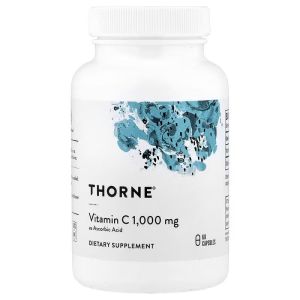 Аскорбінова кислота Вітамін C, Ascorbic Acid Vitamin C, Thorne, 60 капсул Аскорбінова кислота Вітамін C, Ascorbic Acid Vitamin C, Thorne, 60 капсул