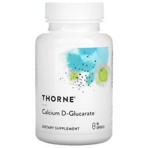 D-глюкарат кальцію, 500 мг, Calcium D-Glucarate, Thorne, 90 капсул D-глюкарат кальцію, 500 мг, Calcium D-Glucarate, Thorne, 90 капсул