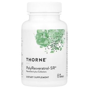 Полиресвератрол, PolyResveratrol-SR, Thorne, 60 капсул