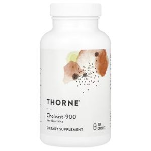 Красный дрожжевой рис, Choleast-900, Thorne, 120 капсул Красный дрожжевой рис, Choleast-900, Thorne, 120 капсул