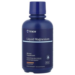 Магний, 300 мг, вкус мандарина, Liquid Magnesium, Trace, 473 мл Магний, 300 мг, вкус мандарина, Liquid Magnesium, Trace, 473 мл