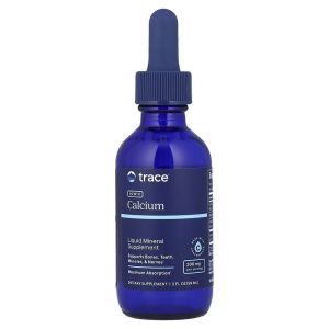 Кальций ионный в каплях, 200 мг, Ionic Calcium, Trace, 59 мл Кальций ионный в каплях, 200 мг, Ionic Calcium, Trace, 59 мл