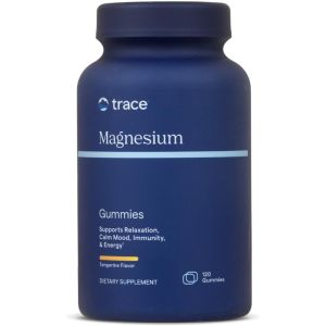 Магний, вкус мандарина, Magnesium Gummies, Trace, 120 жевательных конфет Магний, вкус мандарина, Magnesium Gummies, Trace, 120 жевательных конфет