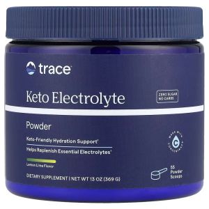 УЦЕНКА Электролиты-Кето, вкус лимон и лайм, Keto Electrolyte Powder, Trace, 369 гр (повреждена крышка) УЦЕНКА Электролиты-Кето, вкус лимон и лайм, Keto Electrolyte Powder, Trace, 369 гр (повреждена крышка)
